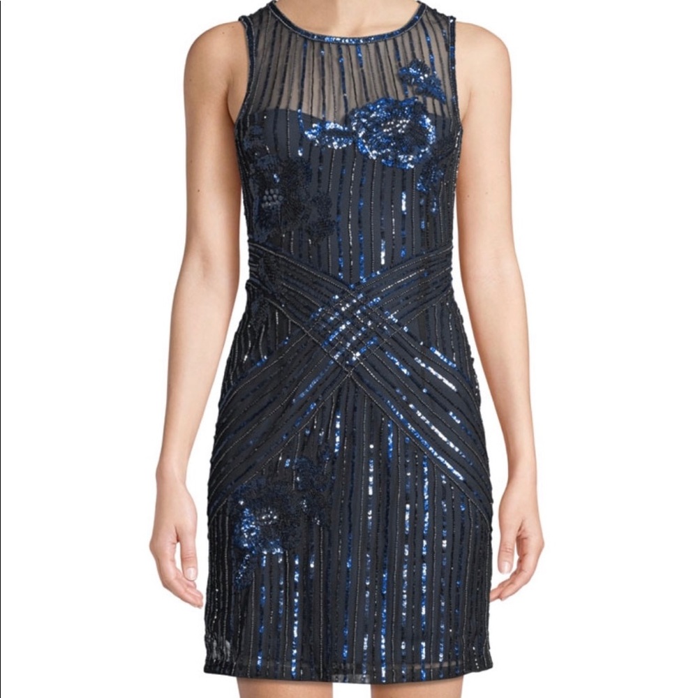 NWT ParkerNY sequin and beaded dress